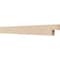 Ekena Millwork 2in. W x 4in. H x 36in. L Chapel Hill Woodgrain TimberThane Rafter Tail, Primed Tan RFTUR02X04X36CHPRCPR - alternate 1